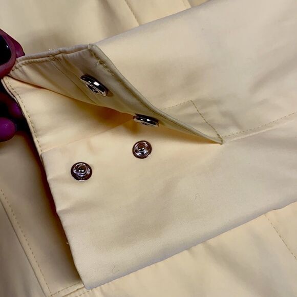 Talbots Petite Yellow All Weather Jacket Size Small Petite - Picture 6 of 11